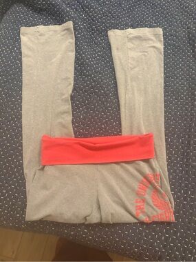 vintage university of arizona flared fold over leggings